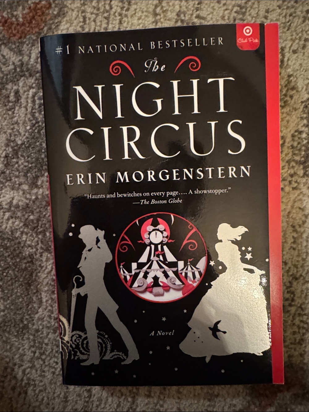 The Night Circus by Erin Morgenstern - Black & Red Paperback